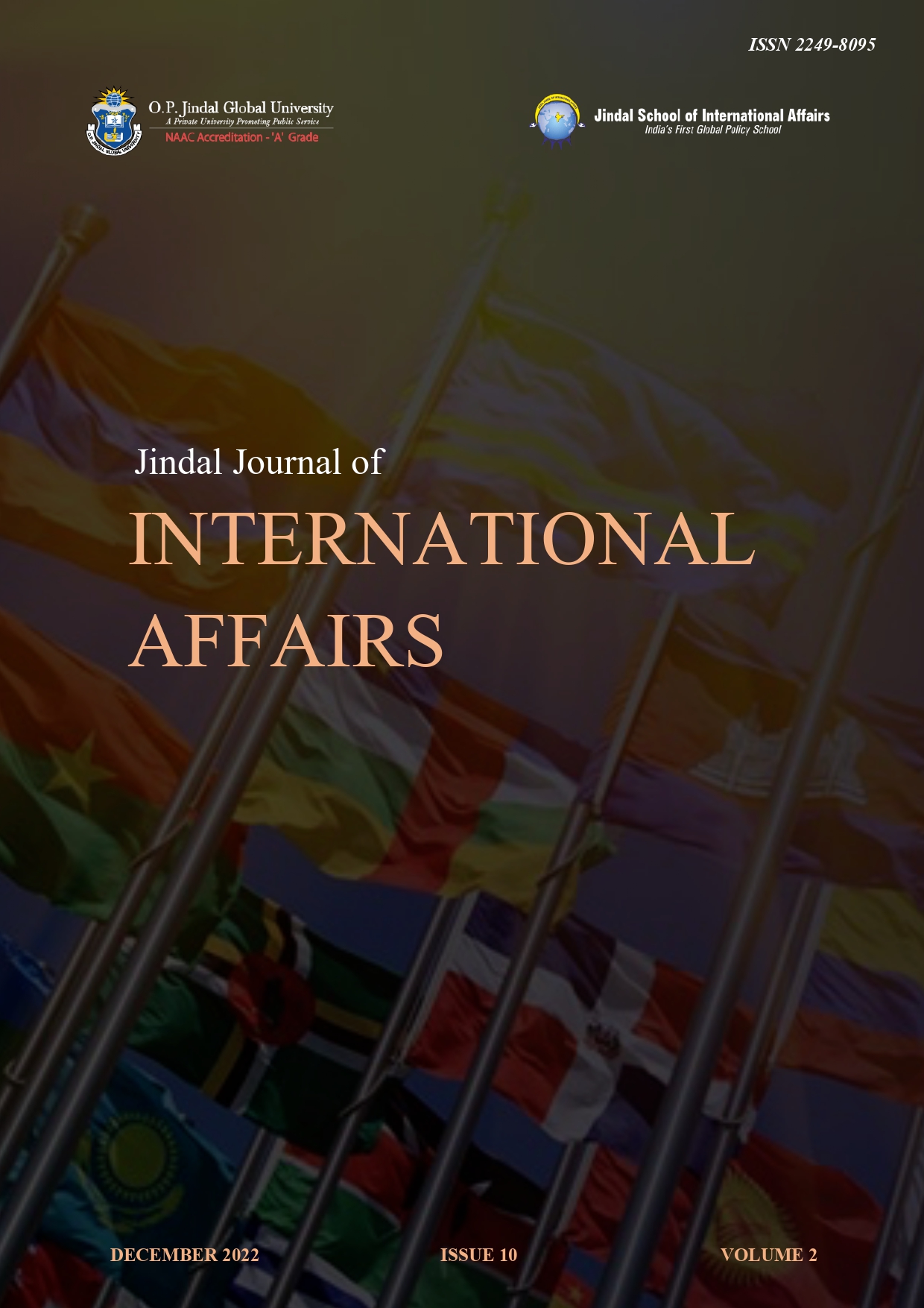 					View Vol. 11 No. 1 (2023): JINDAL JOURNAL OF INTERNATIONAL AFFAIRS
				